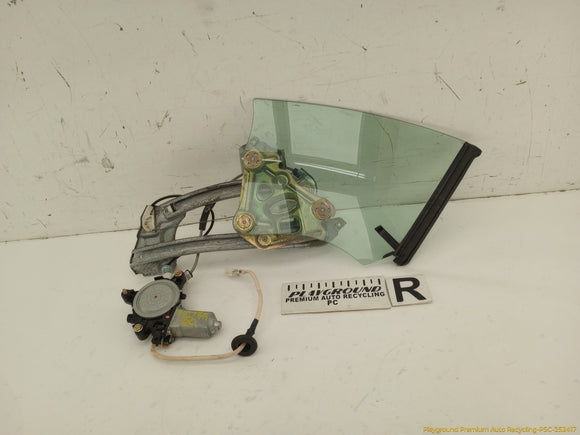 Lexus SC430 Passenger Right Rear Quarter Window Regulator & Glass