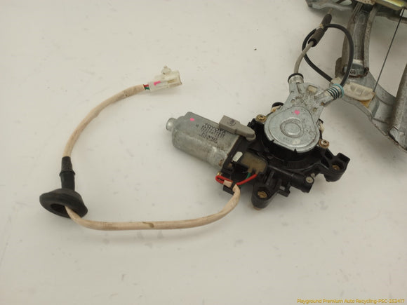 Lexus SC430 Passenger Right Rear Quarter Window Regulator & Glass