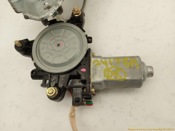 Lexus SC430 Passenger Right Rear Quarter Window Regulator & Glass