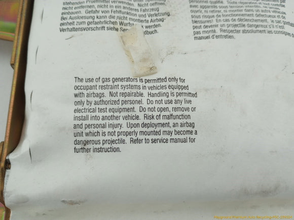 BMW Z3 Passenger Right Front Door Airbag