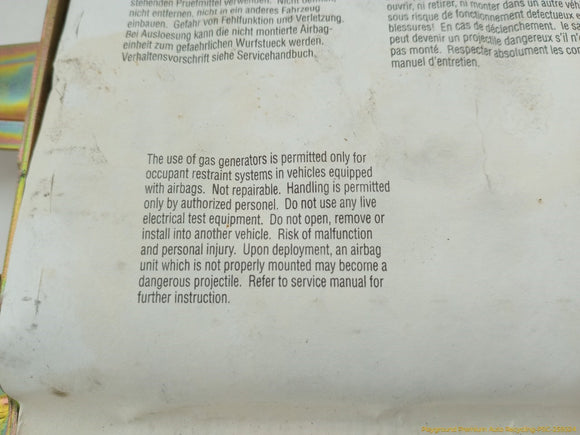 BMW Z3 Driver Left Front Door Airbag