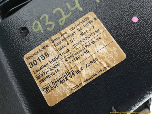 BMW Z3 Glove Box