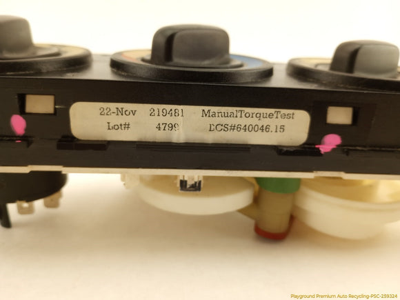 BMW Z3 Climate Control Switch