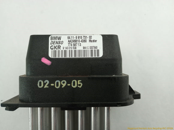 BMW Z4 Set Of Blower Resistor & Heater Vent Flap Actuators