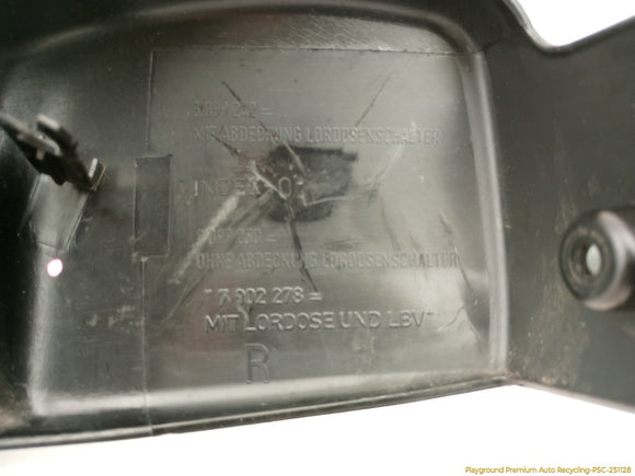 BMW Z4 Front Right Power Seat Control Switch & Trim