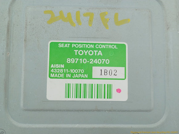 Lexus SC430 Front Left Seat Position Control Module
