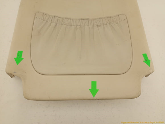 Lexus SC430 Driver Left Front Seat Back Cover