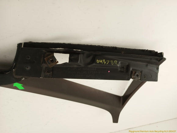 Pontiac Fiero Rear Right Quarter Window Interior Trim