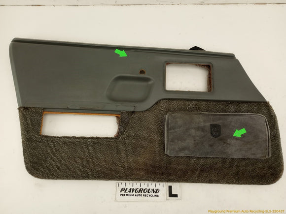 Pontiac Fiero Driver Left Front Door Trim