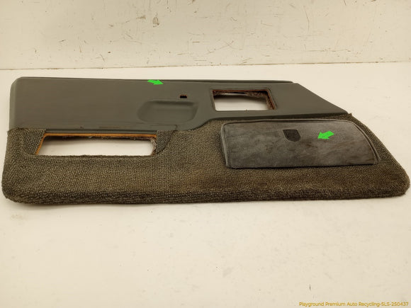 Pontiac Fiero Driver Left Front Door Trim