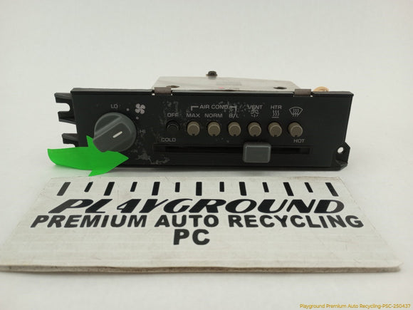 Pontiac Fiero Climate Control Switch