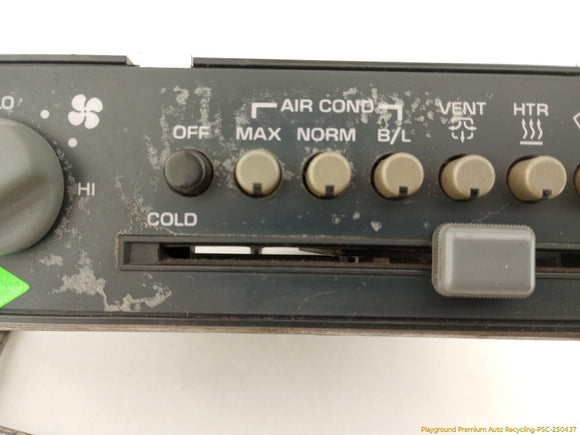 Pontiac Fiero Climate Control Switch