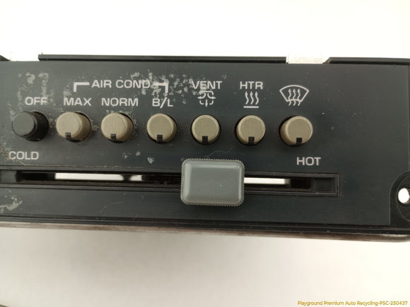 Pontiac Fiero Climate Control Switch