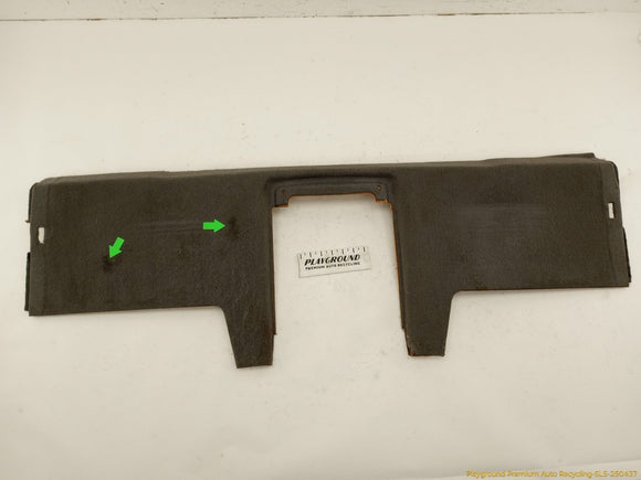 Pontiac Fiero Rear Wall Carpet Liner
