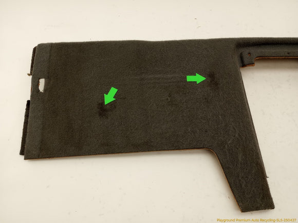 Pontiac Fiero Rear Wall Carpet Liner