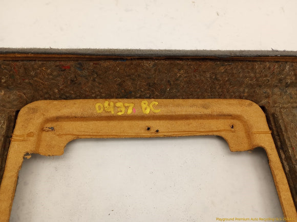 Pontiac Fiero Rear Wall Carpet Liner