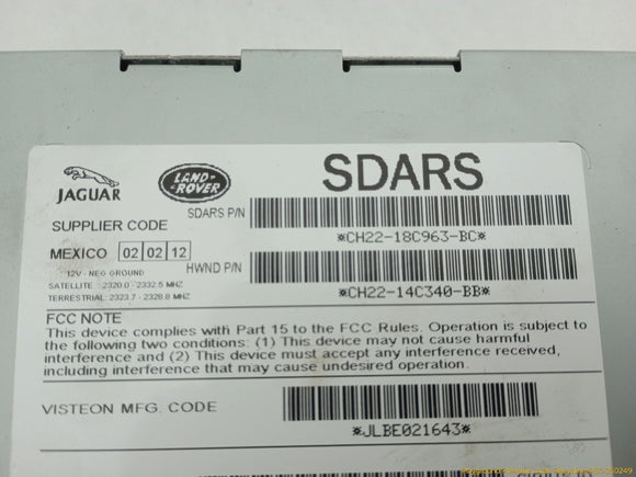 Land Rover Evoque Sirius Satellite Radio Receiver Control Module