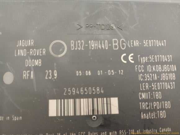 Land Rover Evoque Anti Theft Locking Control Module