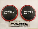 Fiat 500 Pair Of Wheel Center Caps-1