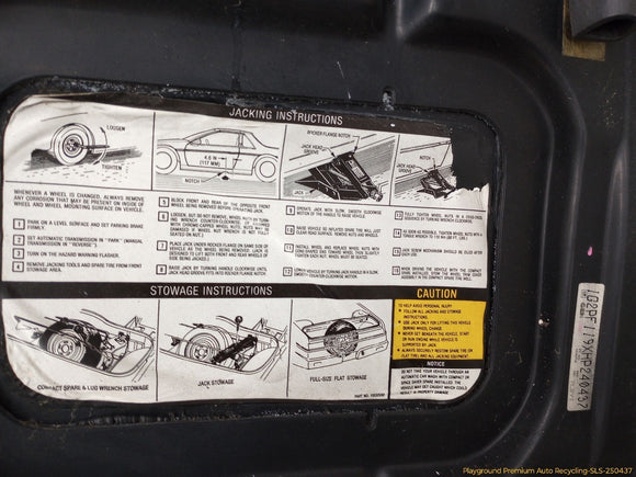 Pontiac Fiero Hood Bonnet Panel