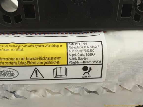 Land Rover Evoque Passenger Right Dash Air Bag