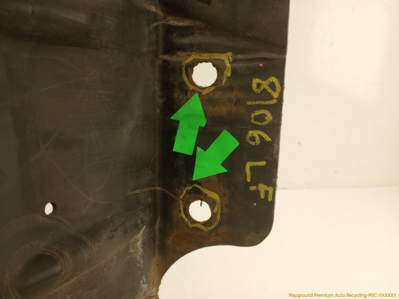 Ford Bronco Driver Left Front Inner Fender Liner