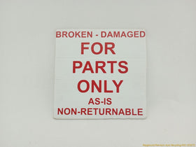 Ford Bronco **AS IS** Tailgate Interior Handle