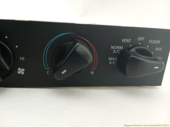 Ford Bronco Climate Control Switch