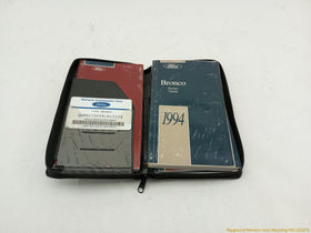 Ford Bronco Owner's Manual - 0