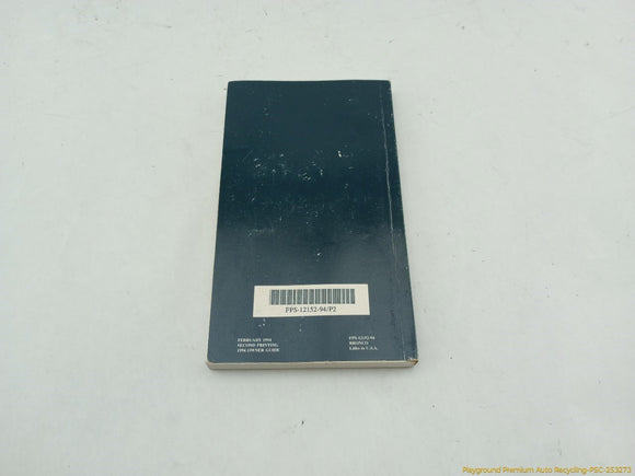 Ford Bronco Owner's Manual