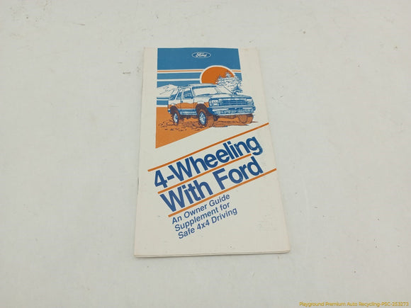 Ford Bronco Owner's Manual