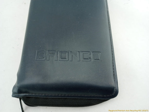 Ford Bronco Owner's Manual