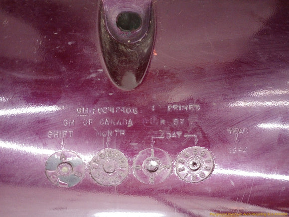 Pontiac Firebird Front Bumper Cover