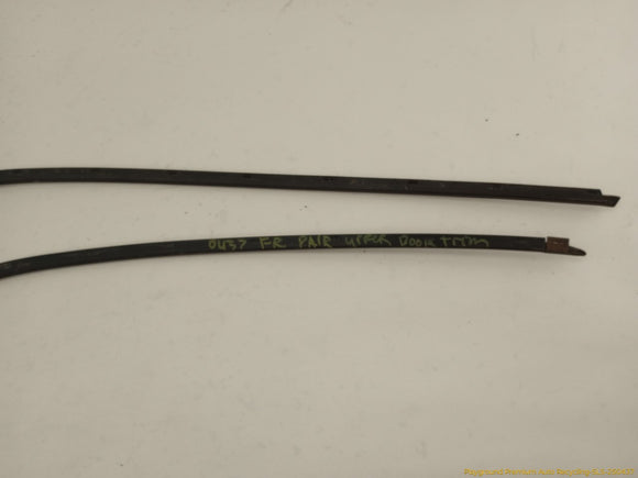 Pontiac Fiero Pair Of Upper Door Strip Molding