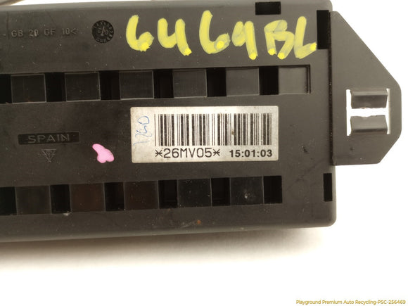 Volvo V70 Rear Trunk Fuse Box