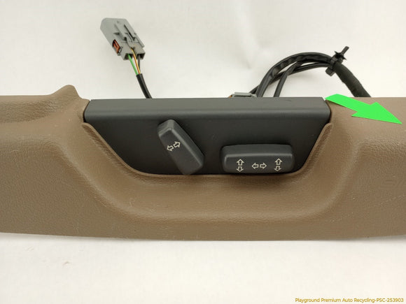 Volvo V70 Front Right Power Seat Control Switch & Trim