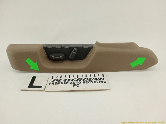 Volvo V70 Front Left Power Seat Control Switch & Trim