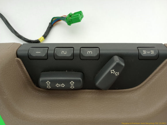 Volvo V70 Front Left Power Seat Control Switch & Trim
