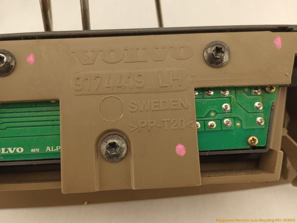 Volvo V70 Front Left Power Seat Control Switch & Trim
