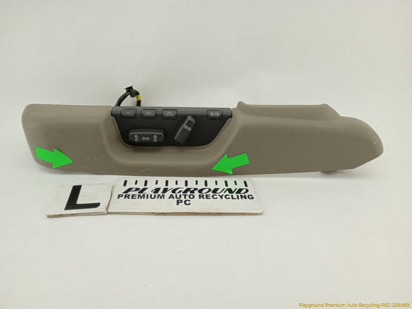 Volvo V70 Front Left Power Seat Control Switch & Trim