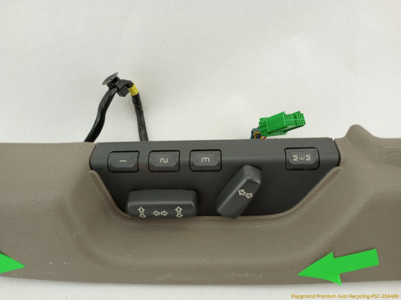 Volvo V70 Front Left Power Seat Control Switch & Trim