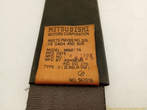Mitsubishi Delica Pair Of 3rd Row Seat Belt Retractors