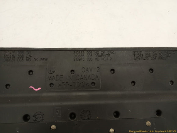 Hummer H2 Driver Left Rear Seat Folding Carpet