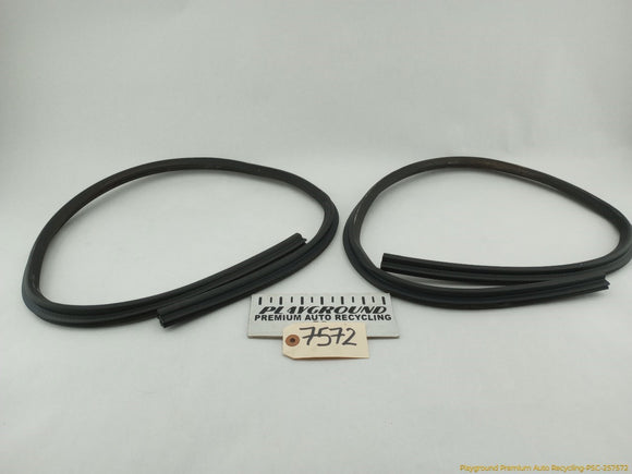 Mini Cooper S Pair Of Front Window Seal Weatherstrip
