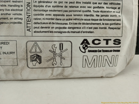 Mini Cooper S Passenger Right Dashboard Airbag