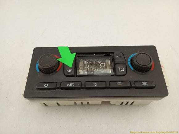 Hummer H2 Climate Control Panel