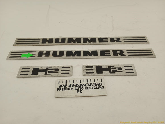 Hummer H2 Set Of 4 Door Sill Step Plates
