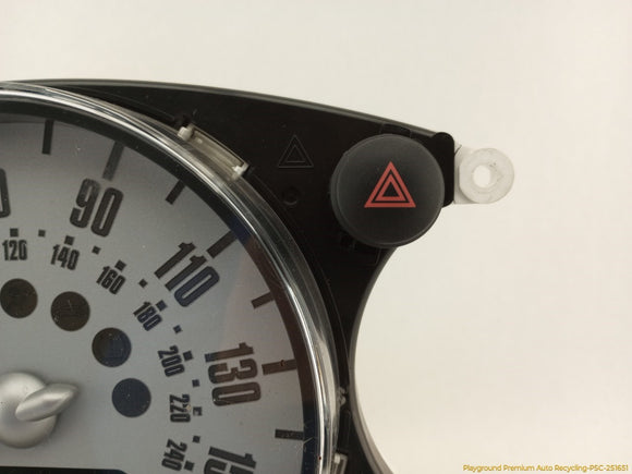 Mini Cooper S Instrument Cluster Speedometer