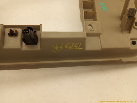 Hummer H2 Glove Box Back Panel