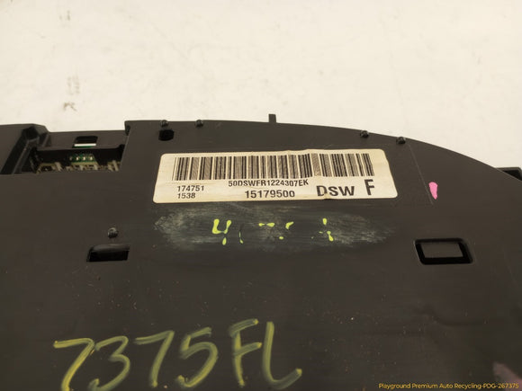 Hummer H2 Instrument Cluster Speedometer